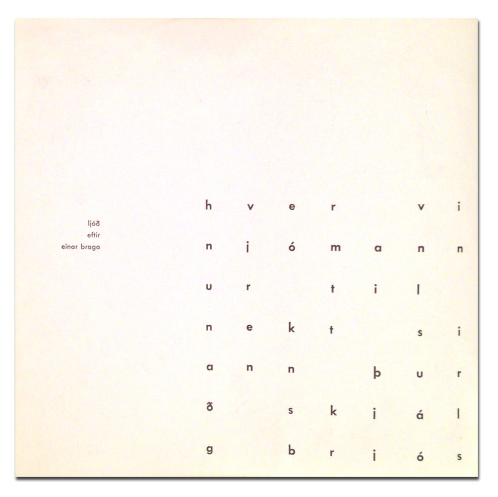 Dieter Roth. eftir, 1958