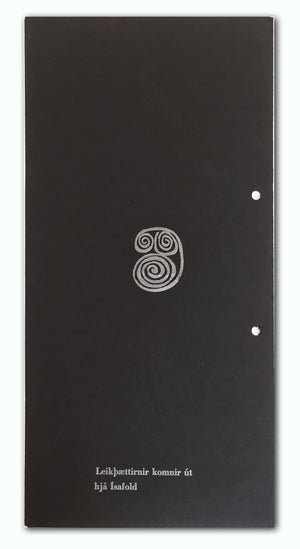 Dieter Roth. Folder/program designed by Dieter Roth, 1963 – back cover