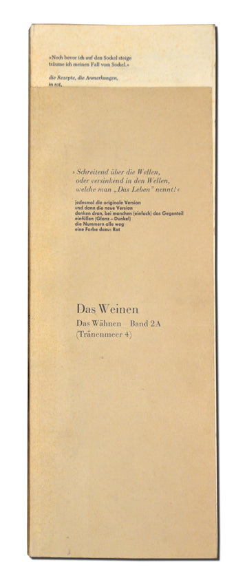 Dieter-Roth-DAS-WEINEN-:-DAS-WAHNEN-BAND-2A-(TRANENMEER-4)-1978