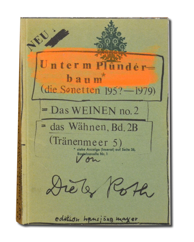 Dieter-Roth-TRANENEMEER-5.-Unterm-Plunderbaum.-Das-Weinen-no.2.-=-Das-Wahnen-Volume-2B.-#-39-of-200-copies.-1979